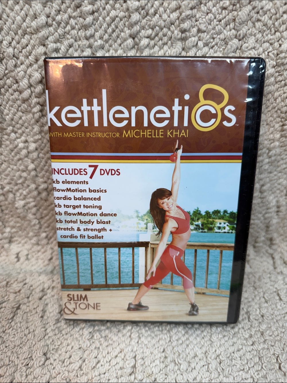 7-DVD Workout Set by Michelle Khai - Red